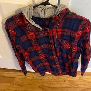 Hooded flannel